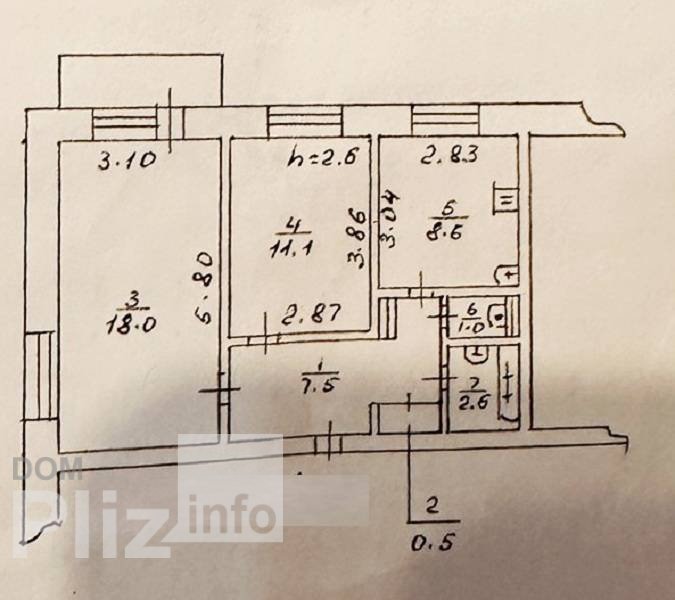 Продам 2-комнатную квартиру 38 000$(760 за м2) id 5242430 Dom.pliz.info изображение 1