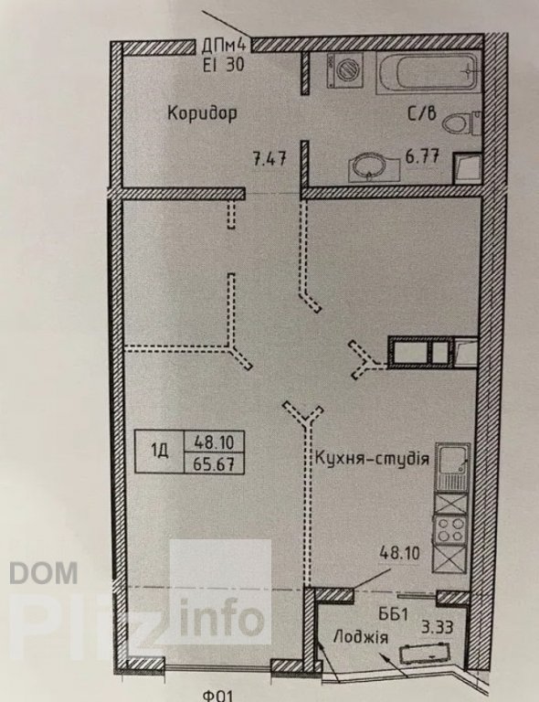 Продається 2-кімнатна квартира 78 000$(1 182 за м2) id 5242561 Dom.pliz.info изображение 5