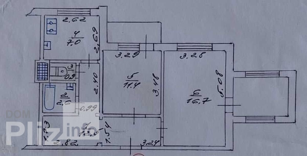 Продам 2-комнатную квартиру 35 000$(636 за м2) id 5243194 Dom.pliz.info изображение 2