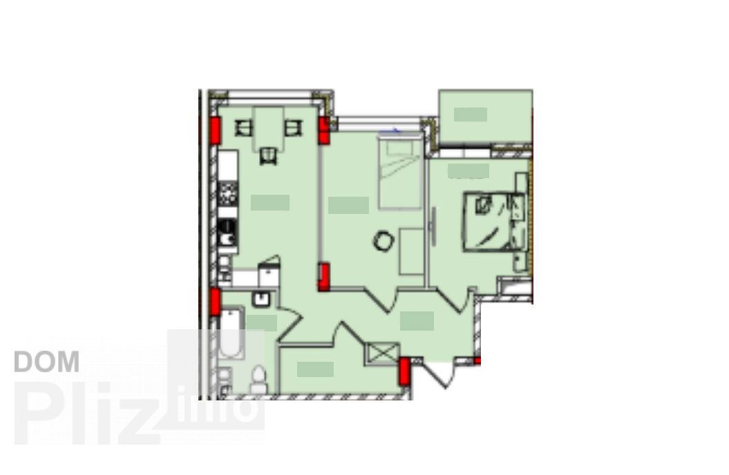 Продам 2-комнатную квартиру 56 400$(940 за м2) id 5243156 Dom.pliz.info изображение 1