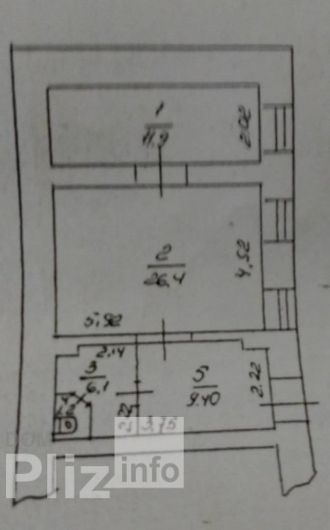 Продається 2-кімнатна квартира 38 000$(691 за м2) id 5243321 Dom.pliz.info изображение 1