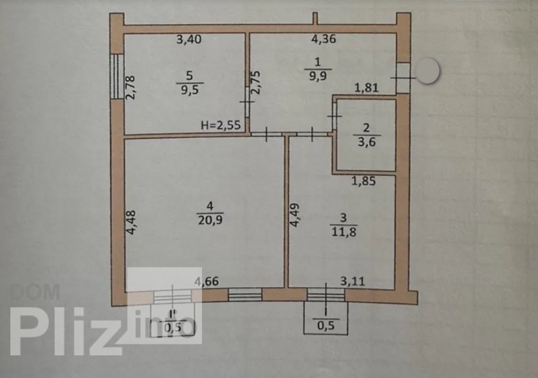 Продається 2-кімнатна квартира 30 000$(536 за м2) id 5209184 Dom.pliz.info изображение 3