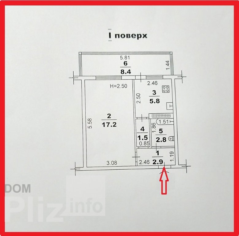 Продається 1-кімнатна квартира 27 000$(692 за м2) id 5242512 Dom.pliz.info изображение 10