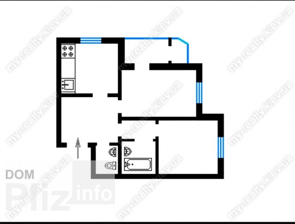 Сдам долгосрочно 2-комнатную квартиру 404$ id 5242853 Dom.pliz.info изображение 6