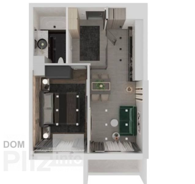 Продам 1-комнатную квартиру 42 000$(933 за м2) id 4868328 Dom.pliz.info изображение 1