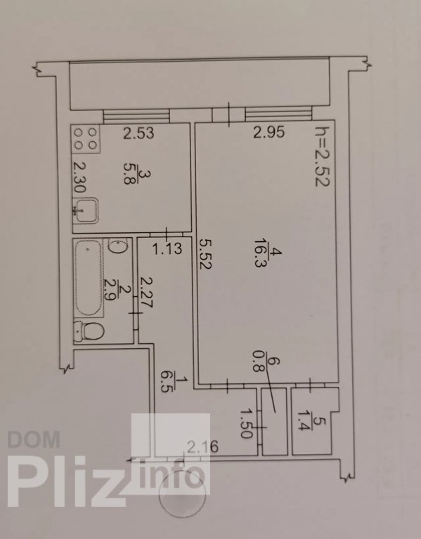 Продам 1-комнатную квартиру 59 000$(1 513 за м2) id 5242645 Dom.pliz.info изображение 2