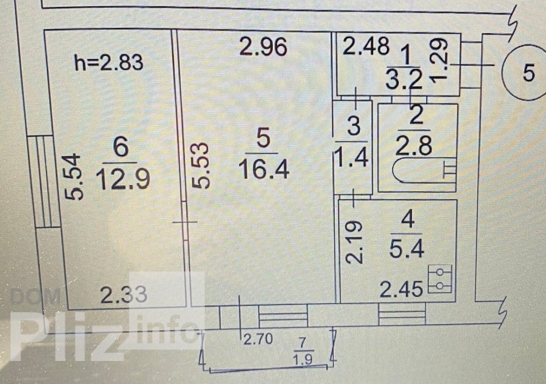 Продам 2-комнатную квартиру 63 000$(1 432 за м2) id 5242650 Dom.pliz.info изображение 15