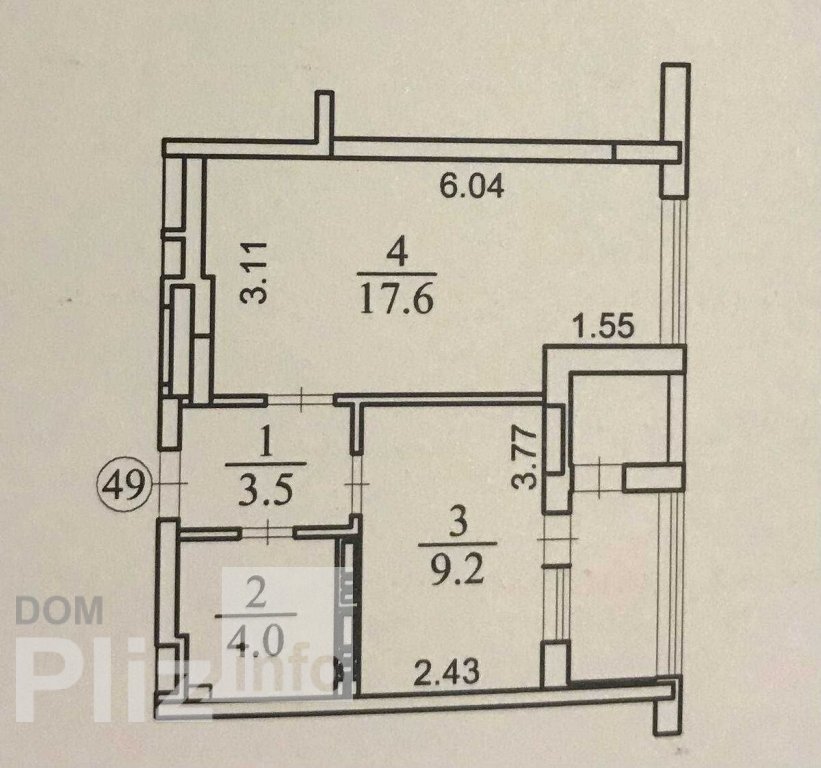 Продам 1-комнатную квартиру 50 000$(1 316 за м2) id 5242680 Dom.pliz.info изображение 13