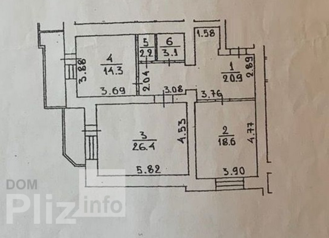 Продається 2-кімнатна квартира 130 000$(1 444 за м2) id 5242716 Dom.pliz.info изображение 8
