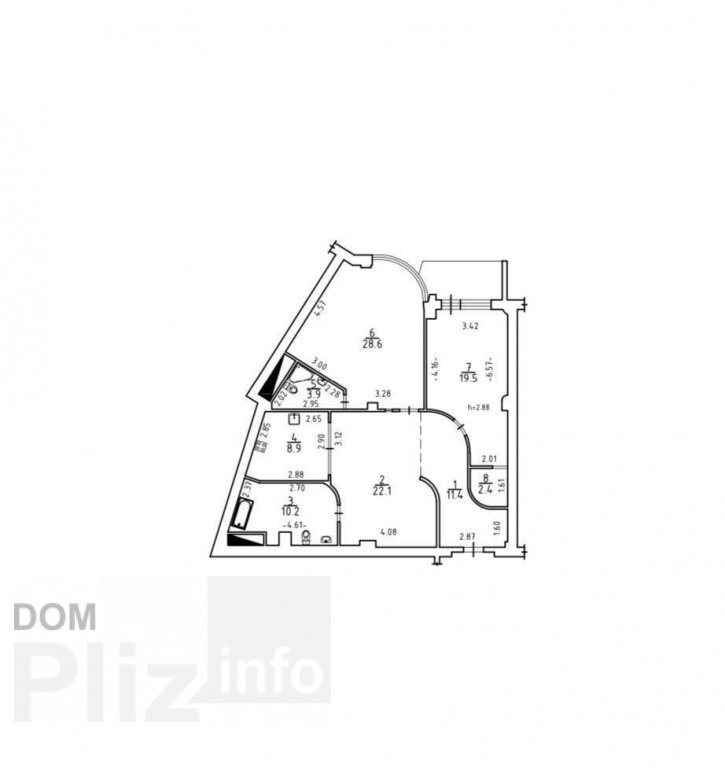 Продається 3-кімнатна квартира 100 000$(1 000 за м2) id 5242427 Dom.pliz.info изображение 7