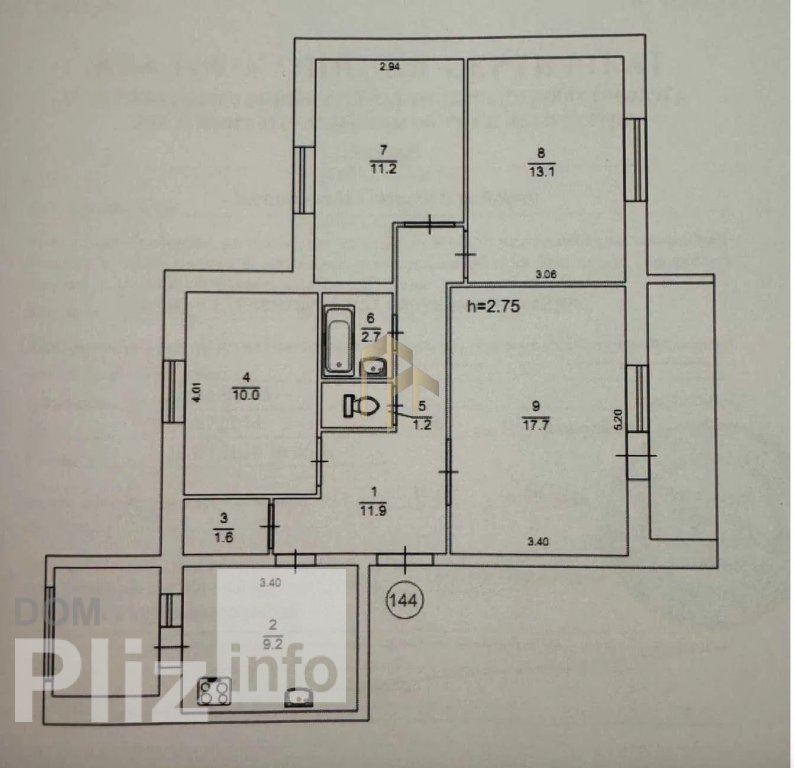 Здам довгостроково 4-кімнатна квартира 739$ id 5243095 Dom.pliz.info изображение 3