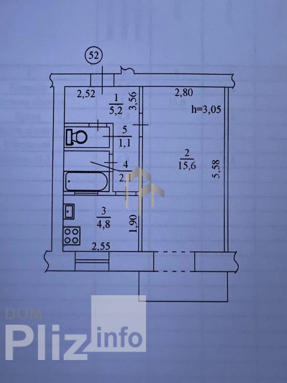 Здам довгостроково 1-кімнатна квартира 298$ id 5243096 Dom.pliz.info изображение 5