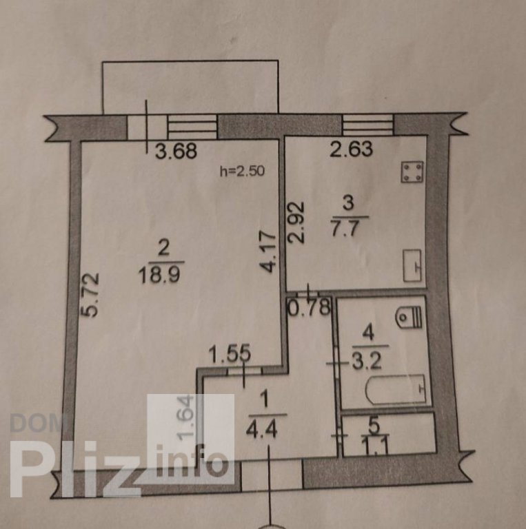 Продам 1-комнатную квартиру 36 000$(984 за м2) id 5242315 Dom.pliz.info изображение 3